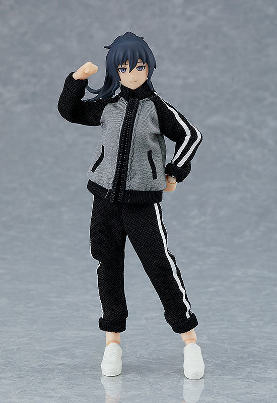 Original - Figma (#601) - figma Styles - Makoto - with Tracksuit + Tracksuit Skirt Outfit (Max Factory) - Image 2