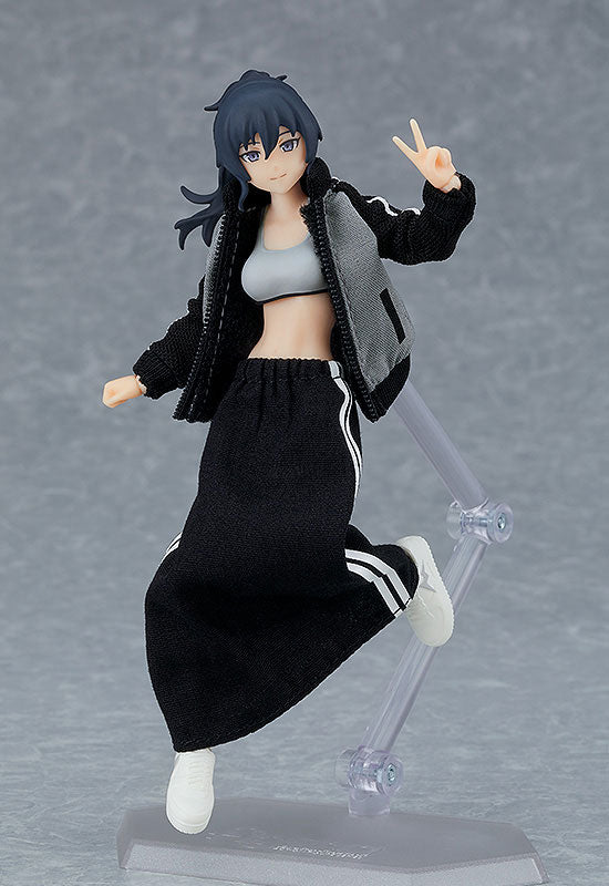 Original - Figma (#601) - figma Styles - Makoto - with Tracksuit + Tracksuit Skirt Outfit (Max Factory) - Image 4