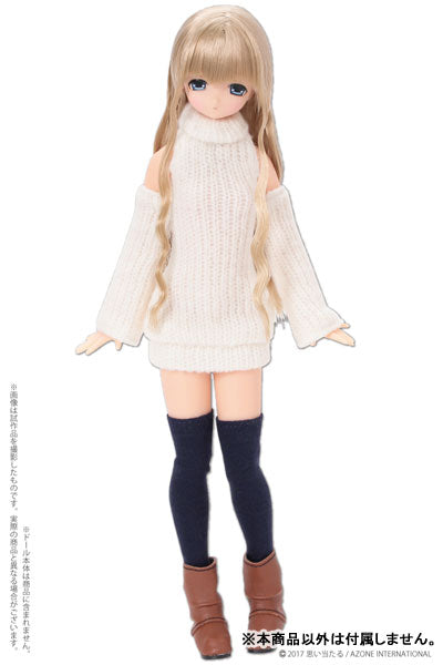Pure Neemo Wear - PNM Turtle Knit One-piece Dress / Off White (DOLL ACCESSORY)