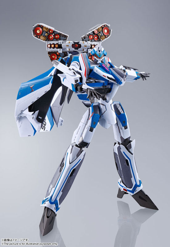 Gekijouban Macross Delta Zettai Live!!!!!! - Hayate Immelmann's VF-31J Siegfried - DX Chogokin - 1/60 - Projection Unit Equipped (Bandai Spirits)
