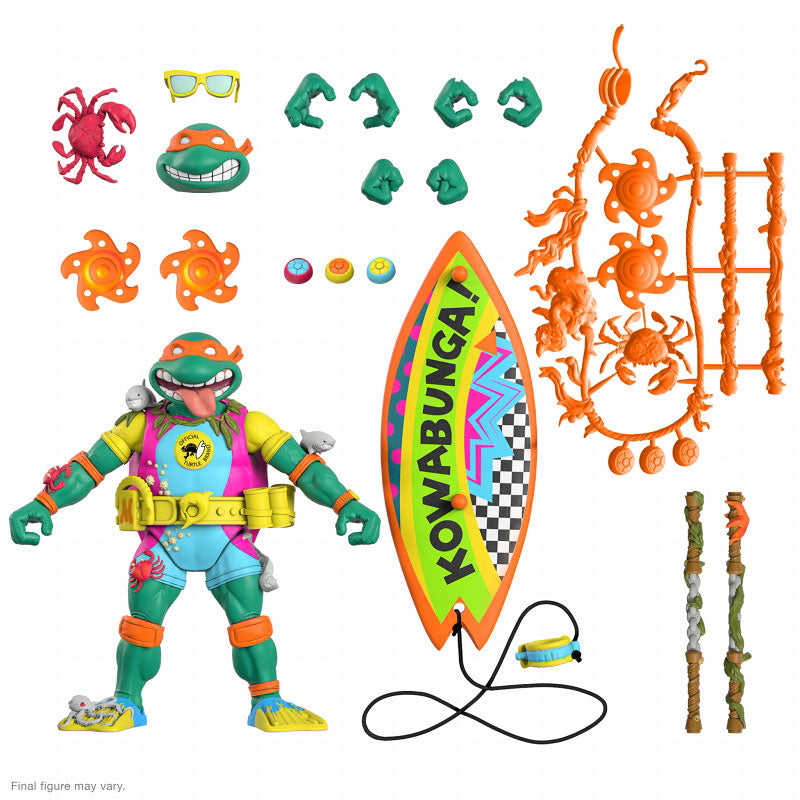 Teenage Mutant Ninja Turtles Sewer Surfer Michelangelo Ultimate Figure - Image 2