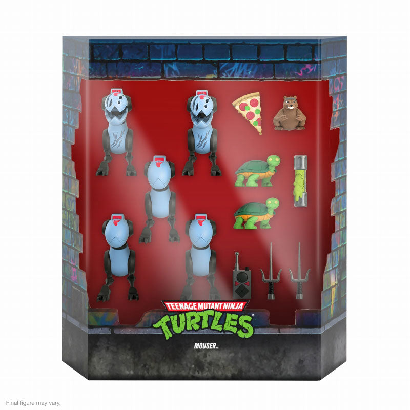 Teenage Mutant Ninja Turtles Mouser Ultimate 3 Inch Action Figure 5PK - Image 3