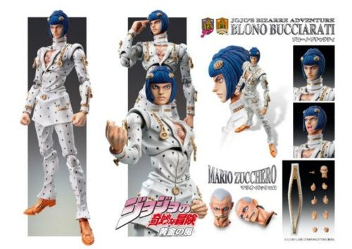Jojo no Kimyou na Bouken - Ougon no Kaze - Bruno Bucciarati - Mario Zucchero - Super Action Statue (#33) (Medicos Entertainment) - Image 5