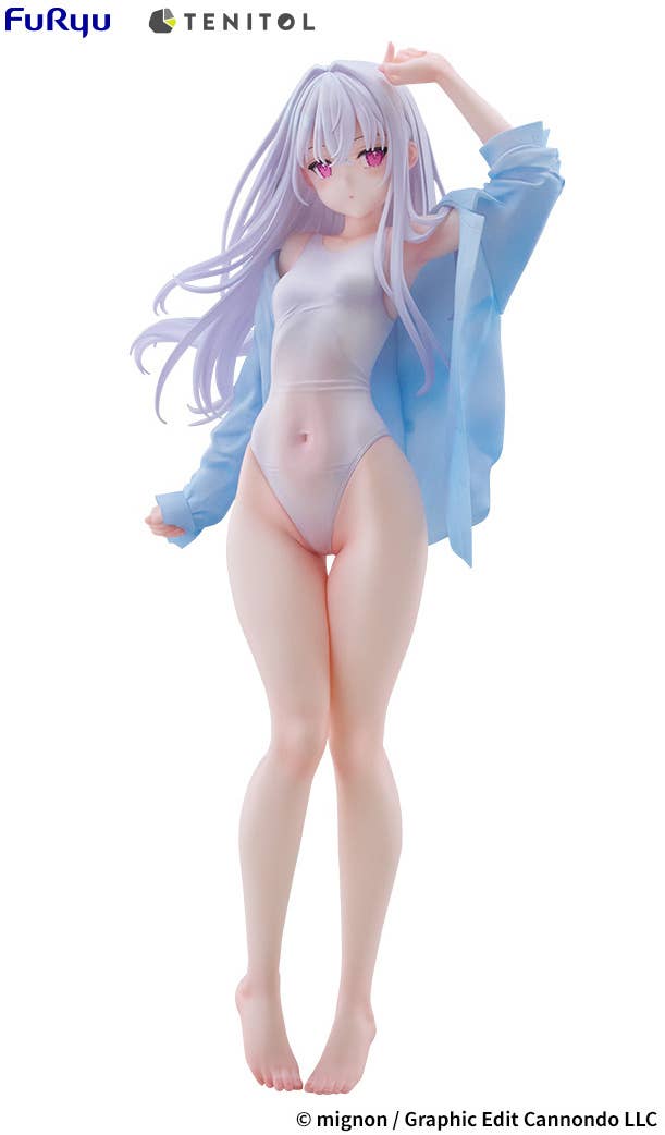 Original - Tenitol - Tenitol Tall - Shiro - Swimsuit ver. (FuRyu)