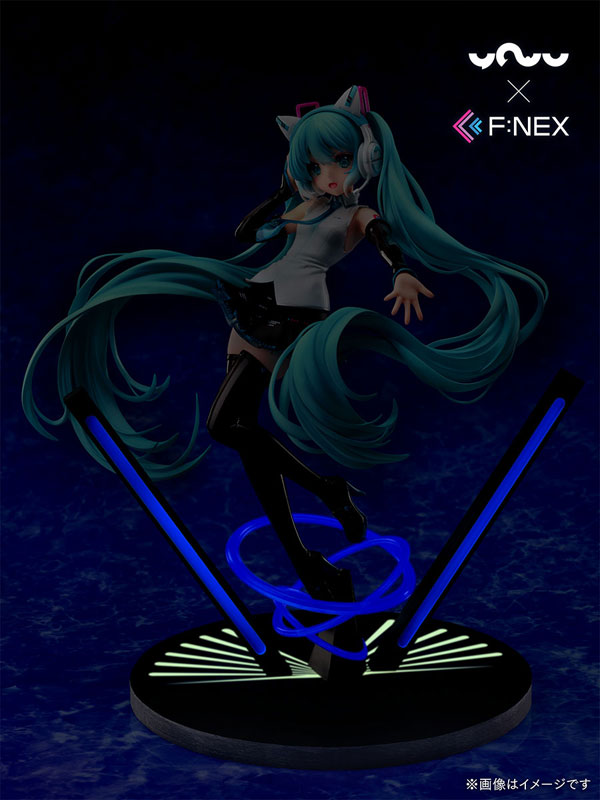 Piapro Characters - Hatsune Miku - F:Nex - 1/7 - Nekomimi Headphone Ver. (FuRyu) - Image 2