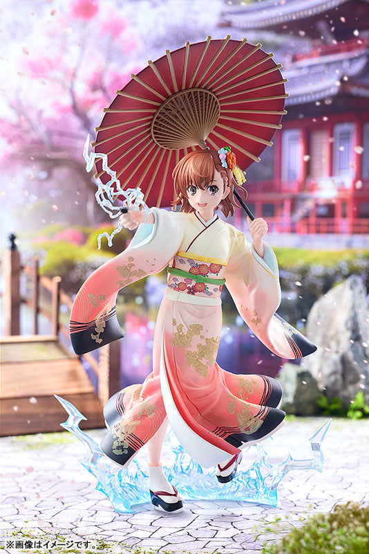 To Aru Kagaku no Railgun T - Misaka Mikoto - KDcolle - 1/7 - Furisode Kimono ver. (Kadokawa) - Image 2