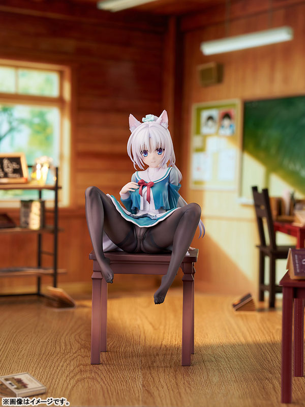 Senren Banka - Tomotake Yoshino - 1/7 - Animal Ears School Uniform Ver. (Luminous Box) - Image 2