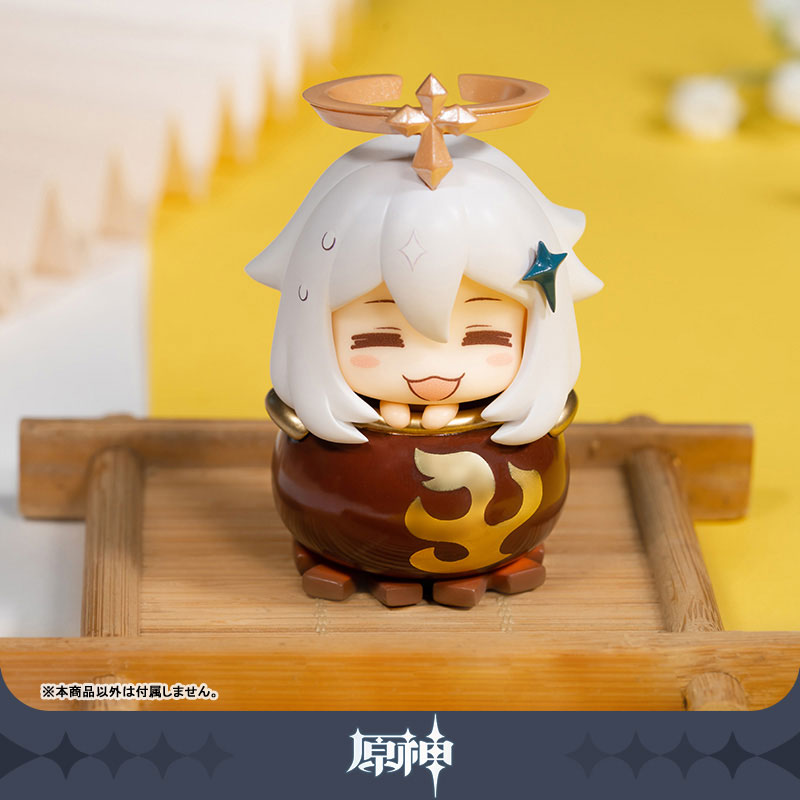 GENSHIN IMPACT: I'M NOT EMERGENCY FOOD! - PAIMON - SET OF 6 MASCOT FIGURES - 2023 Re-release (MiHoYo) - Image 3
