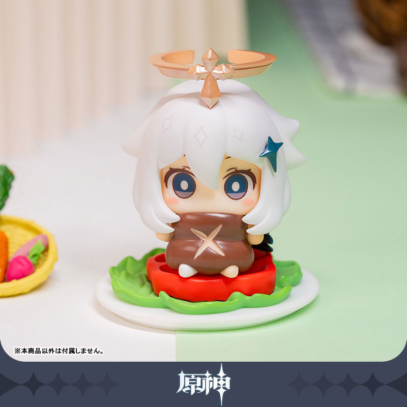 GENSHIN IMPACT: I'M NOT EMERGENCY FOOD! - PAIMON - SET OF 6 MASCOT FIGURES - 2023 Re-release (MiHoYo) - Image 4