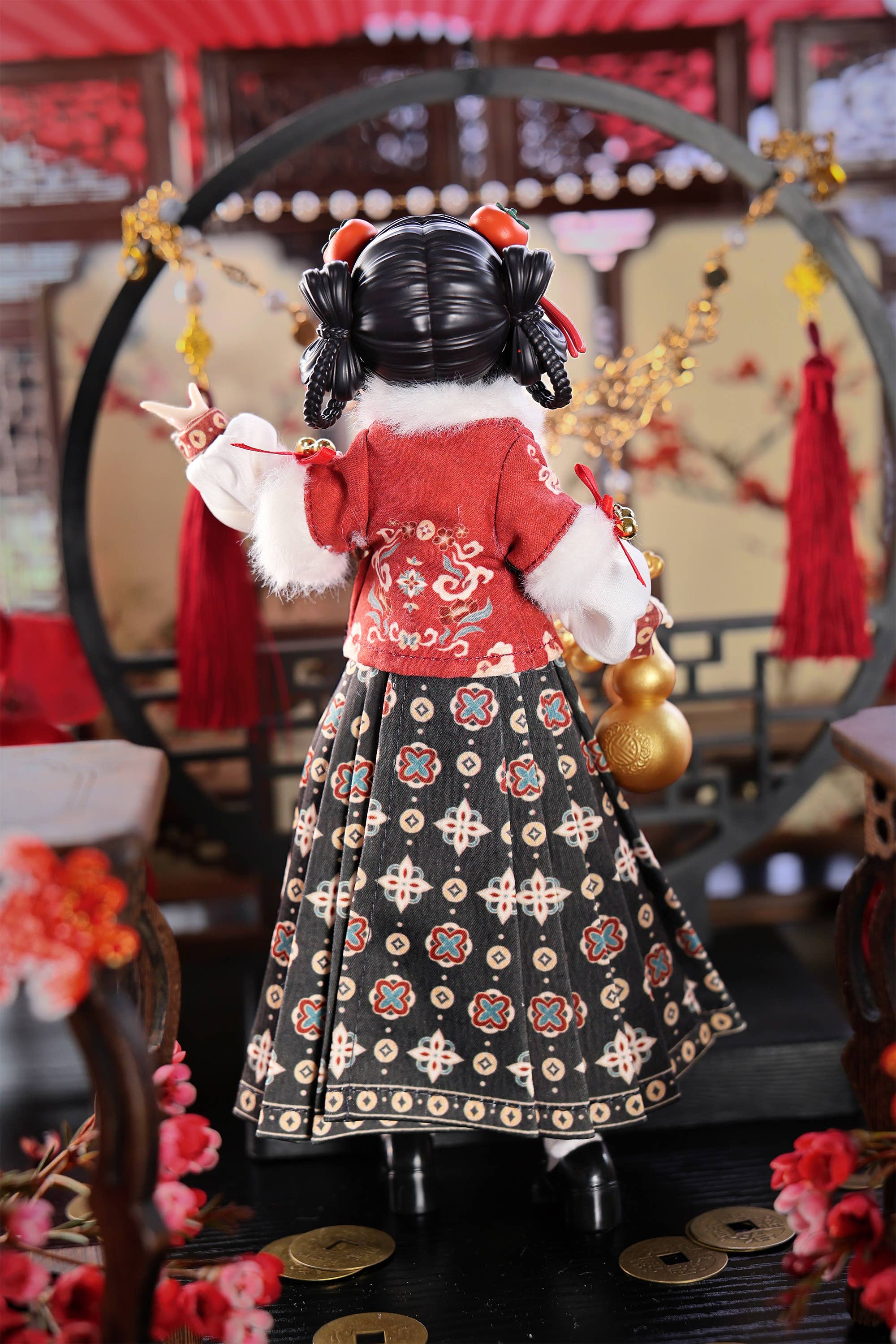 Original - New Year Gift Box Shi Shi Ru Yi BJD Blind Box Action Doll - Shi Shi Ru Yi (Jidongshunxi) - Image 2